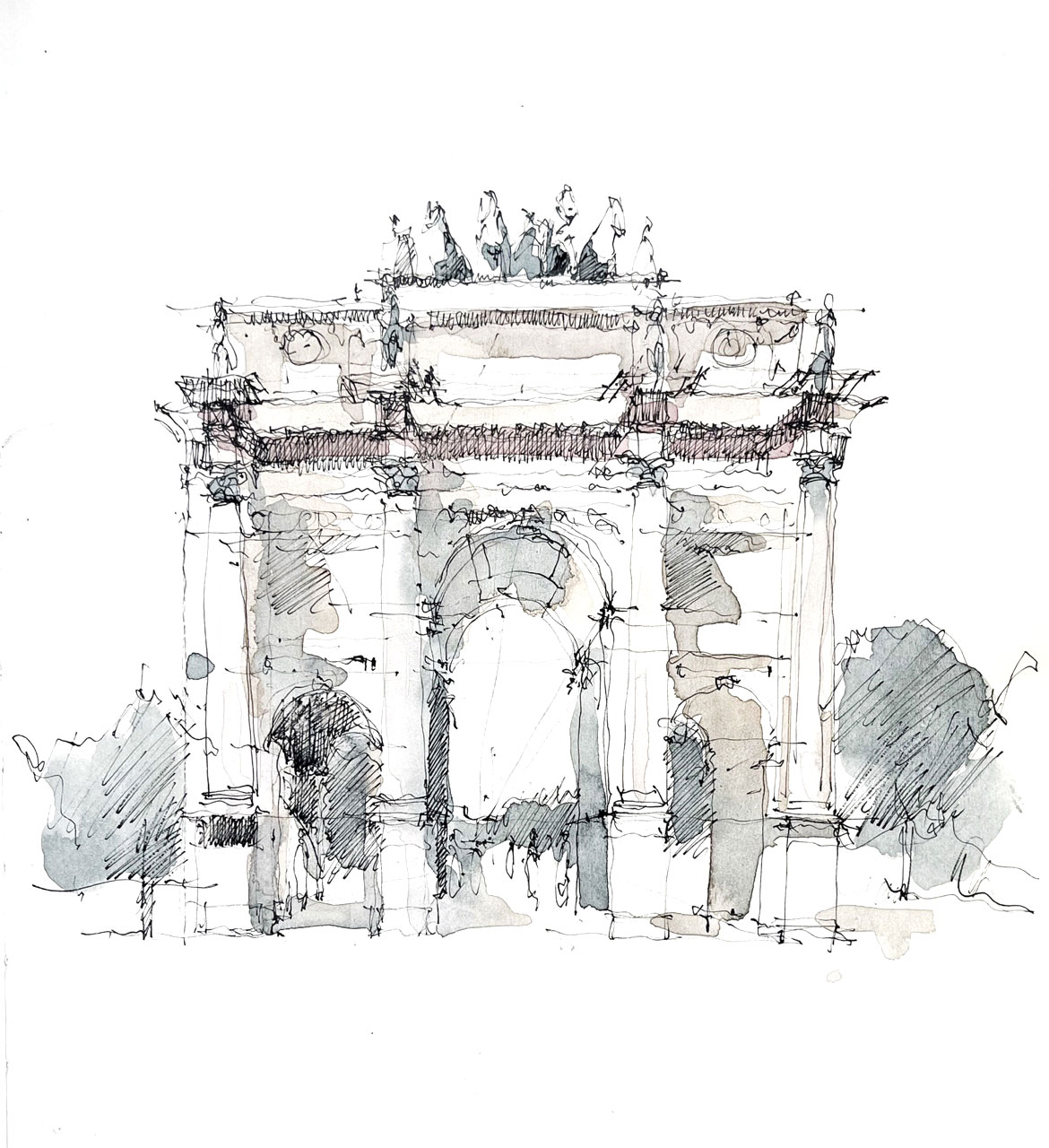 L'arc de triomphe du Carrousel 카루젤 개선문